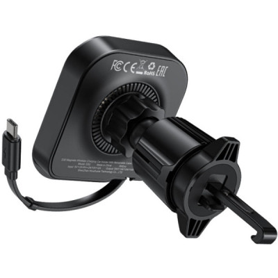 Универсальный автодержатель Acefast D32 Magnetic wireless charging (6974316283225) Винница - изображение 2