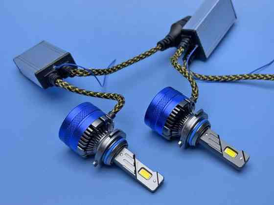 LED лампы HB4 (9006) K68 (120W) с пультом — 3 цвета (3000K/4300K/6000K) + Стробоскоп Харьков