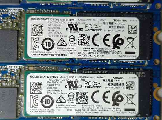 SSD диск Toshiba Knoxia 512GB M2 NVMe 2280 PCIe 3.0 X4. Харків