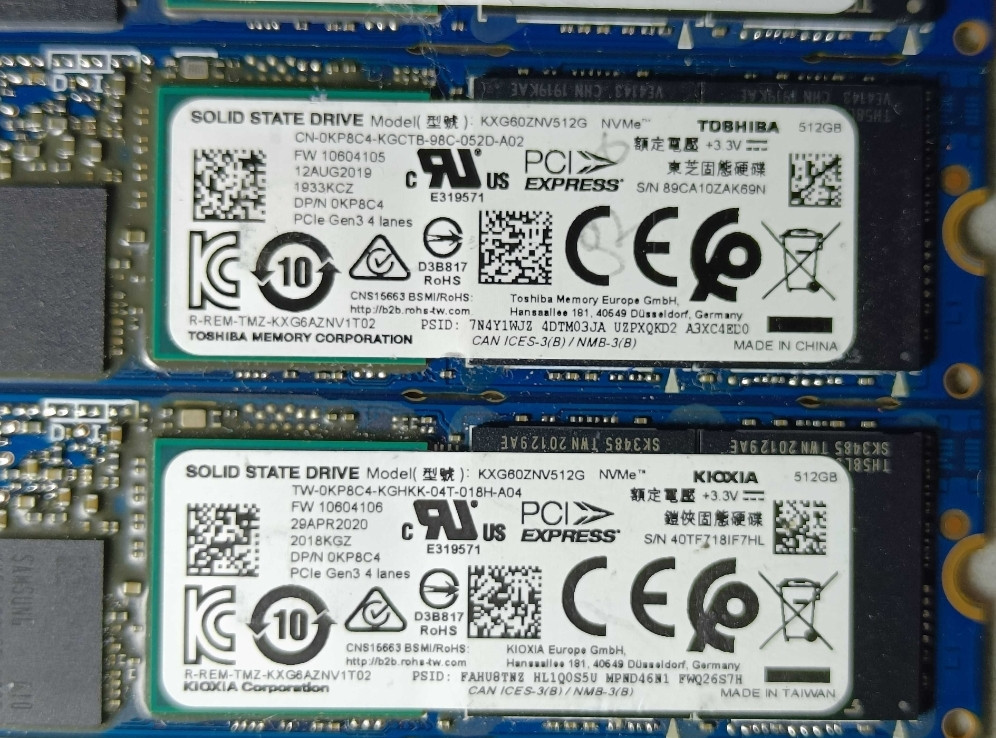 SSD диск Toshiba Knoxia 512GB M2 NVMe 2280 PCIe 3.0 X4. Харьков - изображение 2