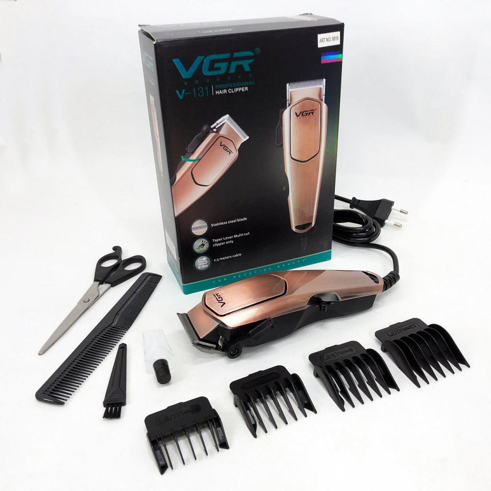 Профессиональная электрическая машинка для стрижки VGR V-131, Мужской триммер для окантовки XN-91 Львов - изображение 4