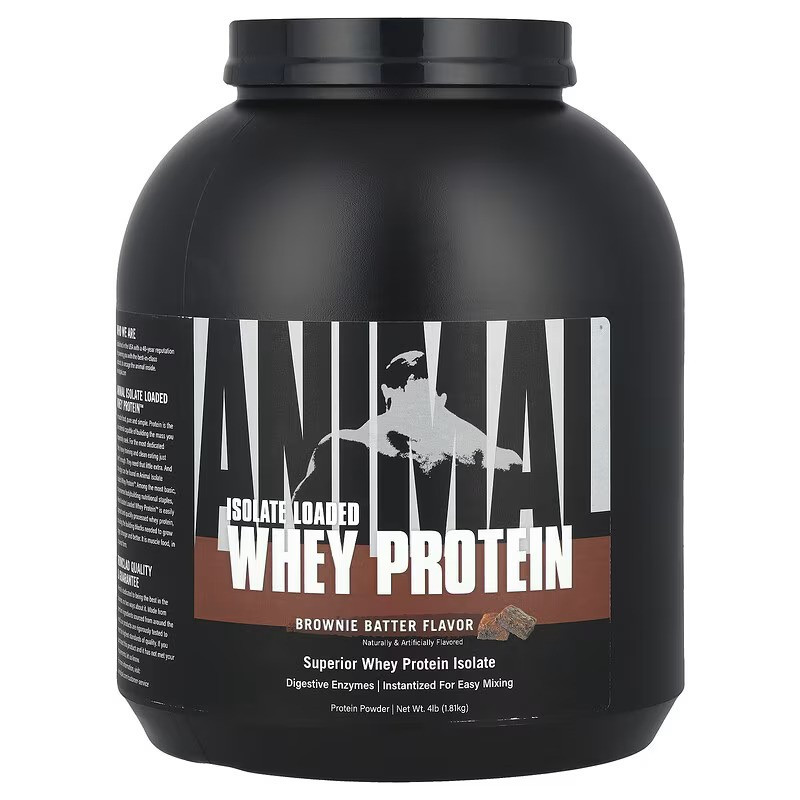 Протеин Universal Nutrition Animal, Isolate Loaded Whey Protein, Brownie Batter 1.81 kg Луцк - изображение 1