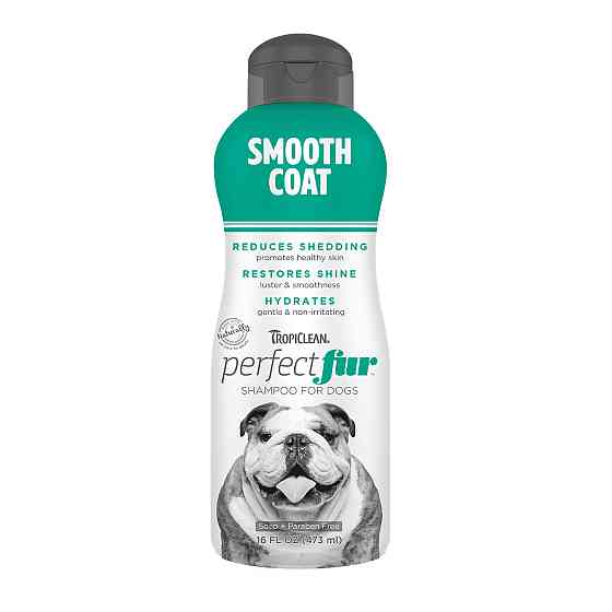 Шампунь для собак с гладкой шерстью TropiClean Perfect Fur Smooth Coat, 473 мл Винница