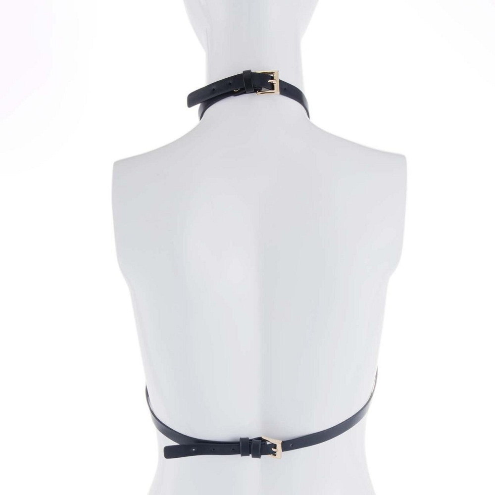Портупея на грудь LOCKINK SEVANDA Queen Chest Harness with Removable Bra Sex Aura Київ - фото 3