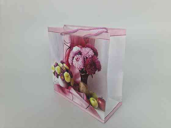 Пакет паперовий подарунковий квадратний 23*24*10 (артKV-109) (12 шт.) Харків