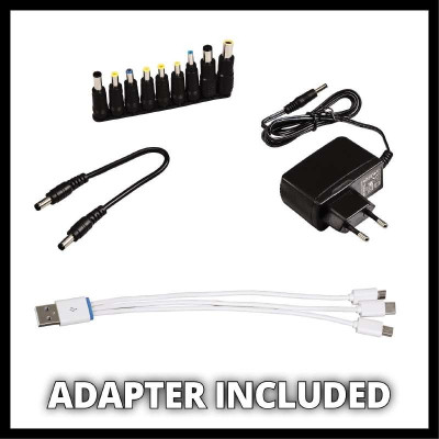 Пуско зарядний пристрій Einhell CE-JS 18 Jump Starter Power Bank, 18000мАг, 2хUSB 5В, 12В, пуск 600A (1091531) Вінниця - фото 7