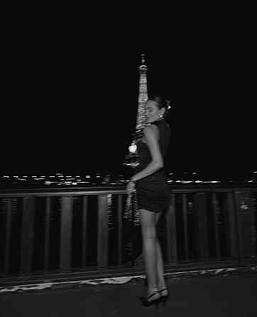 Женское элегантное романтичное мини платье из микродайвинга Черный, 44/46 Одесса