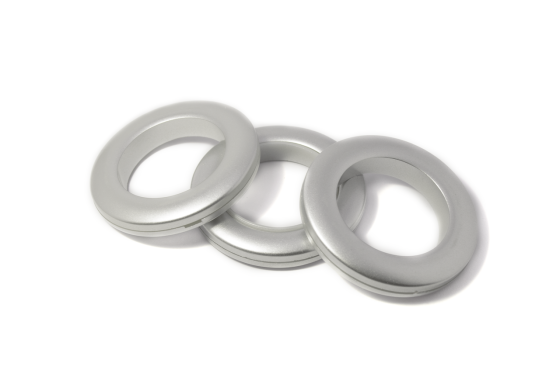 Универсальные люверсы для штор 35 мм (1шт) хром-мат Бровары