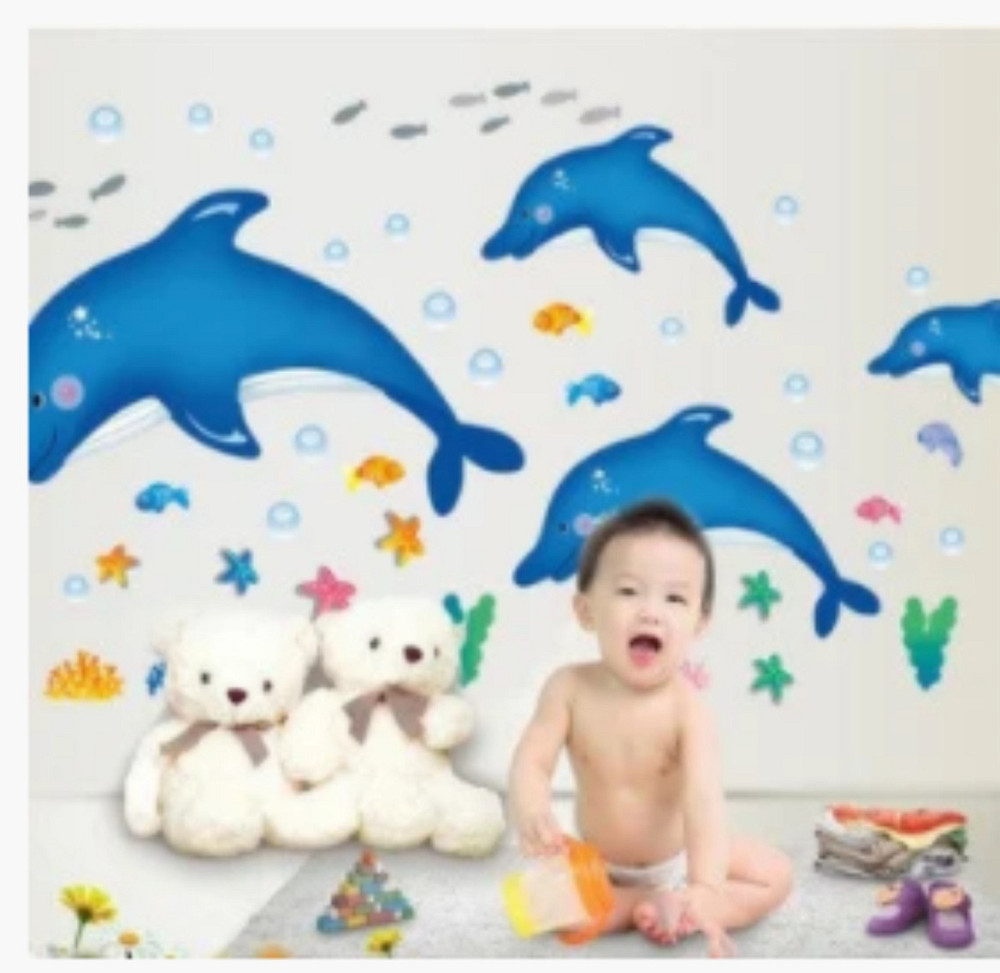 Наклейка интерьерная Дельфины Киев - изображение 1