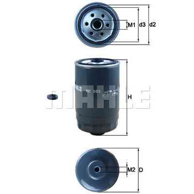 Фільтр паливний Mahle KC503D Вінниця