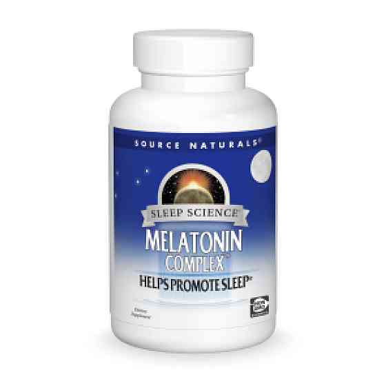 Комплекс мелатонина Source Naturals Sleep Science® Melatonin Complex™ 3 mg - 100 lozenges Orange Луцк