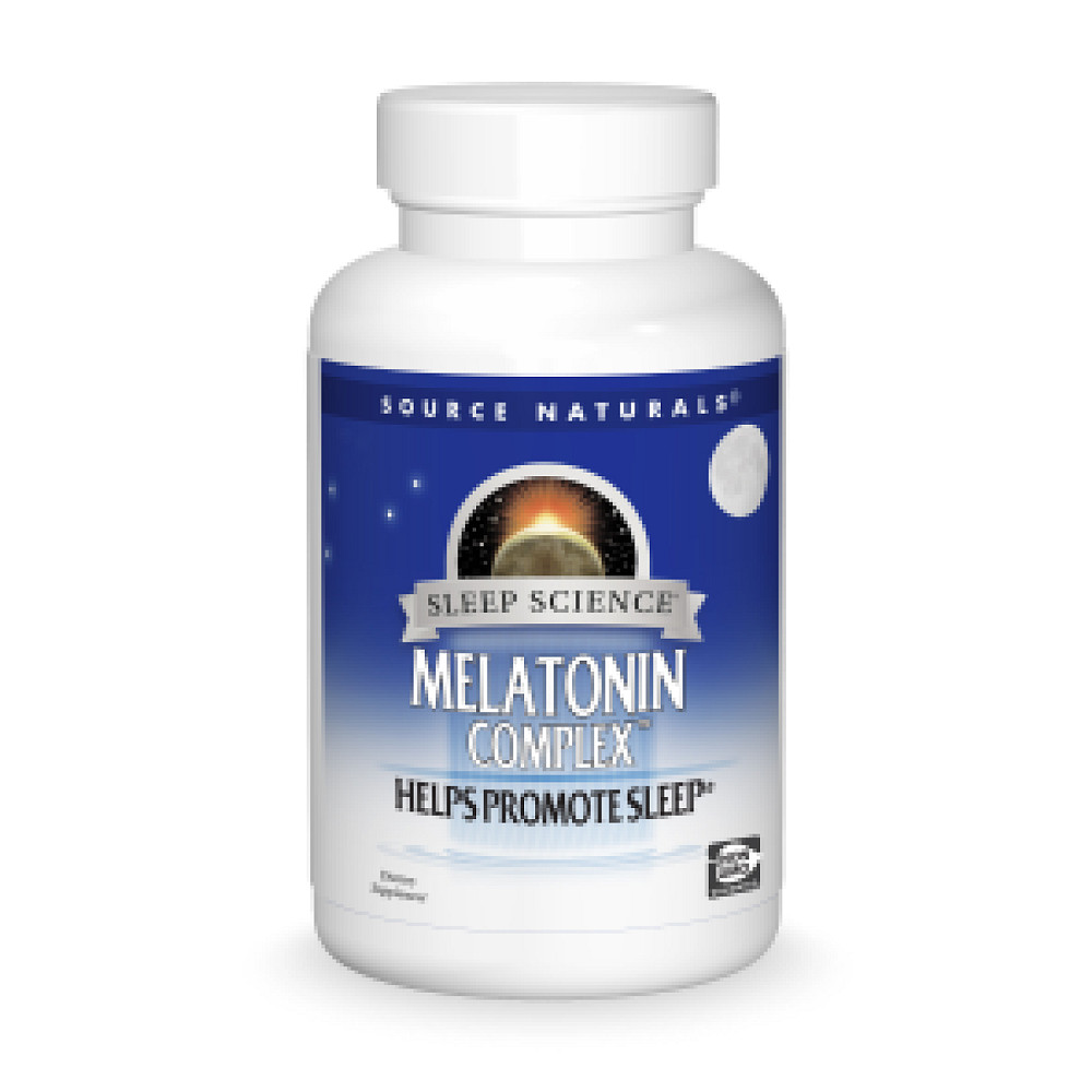 Комплекс мелатонина Source Naturals Sleep Science® Melatonin Complex™ 3 mg - 100 lozenges Orange Луцк - изображение 1