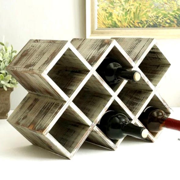 Настольная винная полка 
