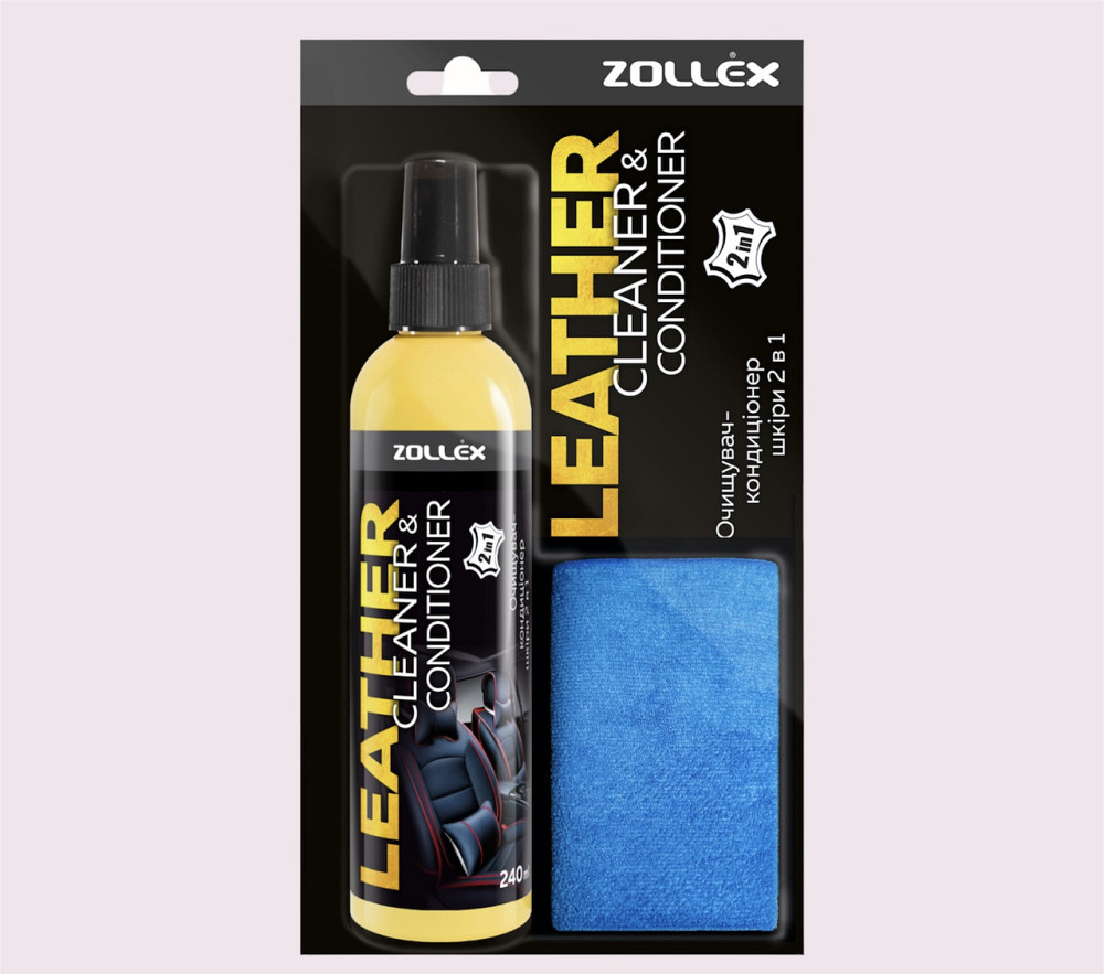 Очищувач-кондиціонер для шкіри  Zollex 2 в 1 240 мл Київ - фото 1