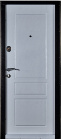 Двері вхідні Наші Двері РУБЕЖ Б-323 Оксид темний / Оксид білий 960х2050 мм Київ