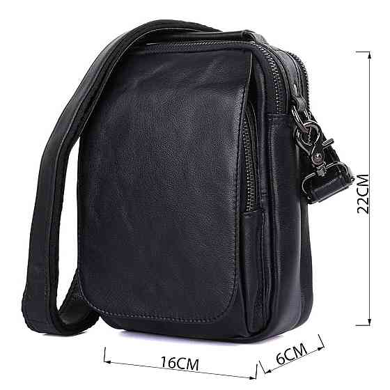 Сумка чоловіча Чорна (Vintage) Київ