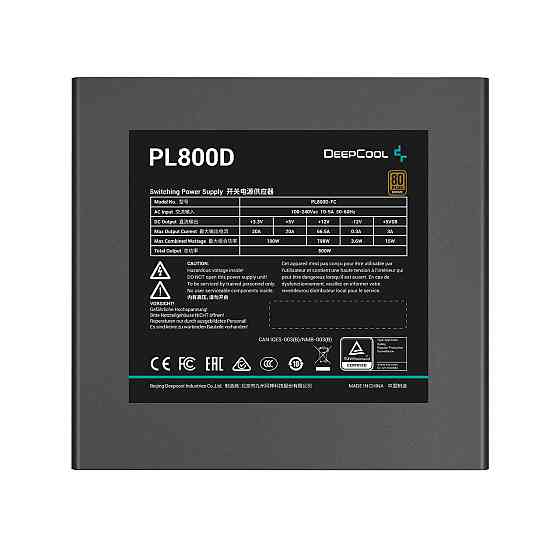 Блок живлення DeepCool PL800D (R-PL800D-FC0B-EU-V2) 800W ( Чорний ) Харків