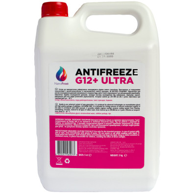 Антифриз NanoFrost G12+ Ultra рожевий, 5кг Винница - изображение 2