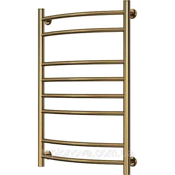 Водяна неіржавка сушарка для рушників Камелія 500х800 бронза Чернівці