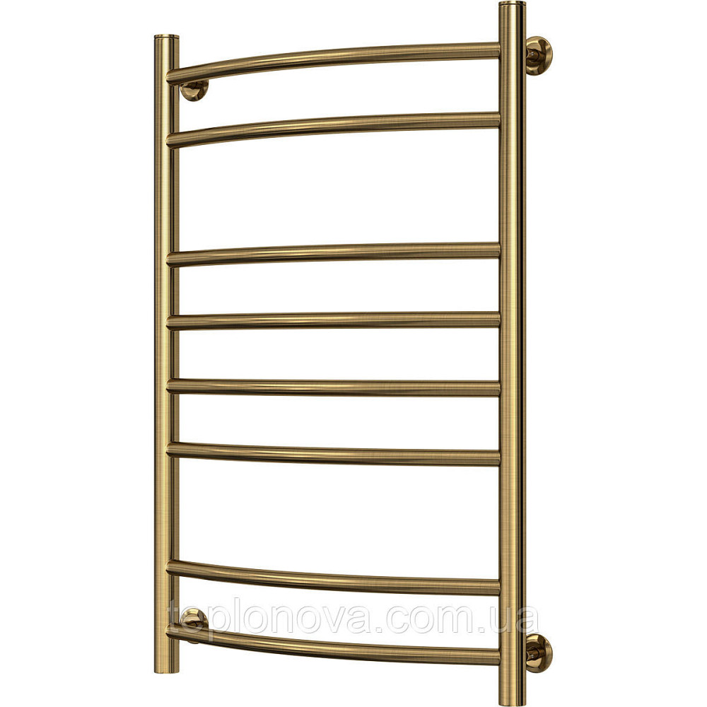 Водяна неіржавка сушарка для рушників Камелія 500х800 бронза Чернівці - фото 1