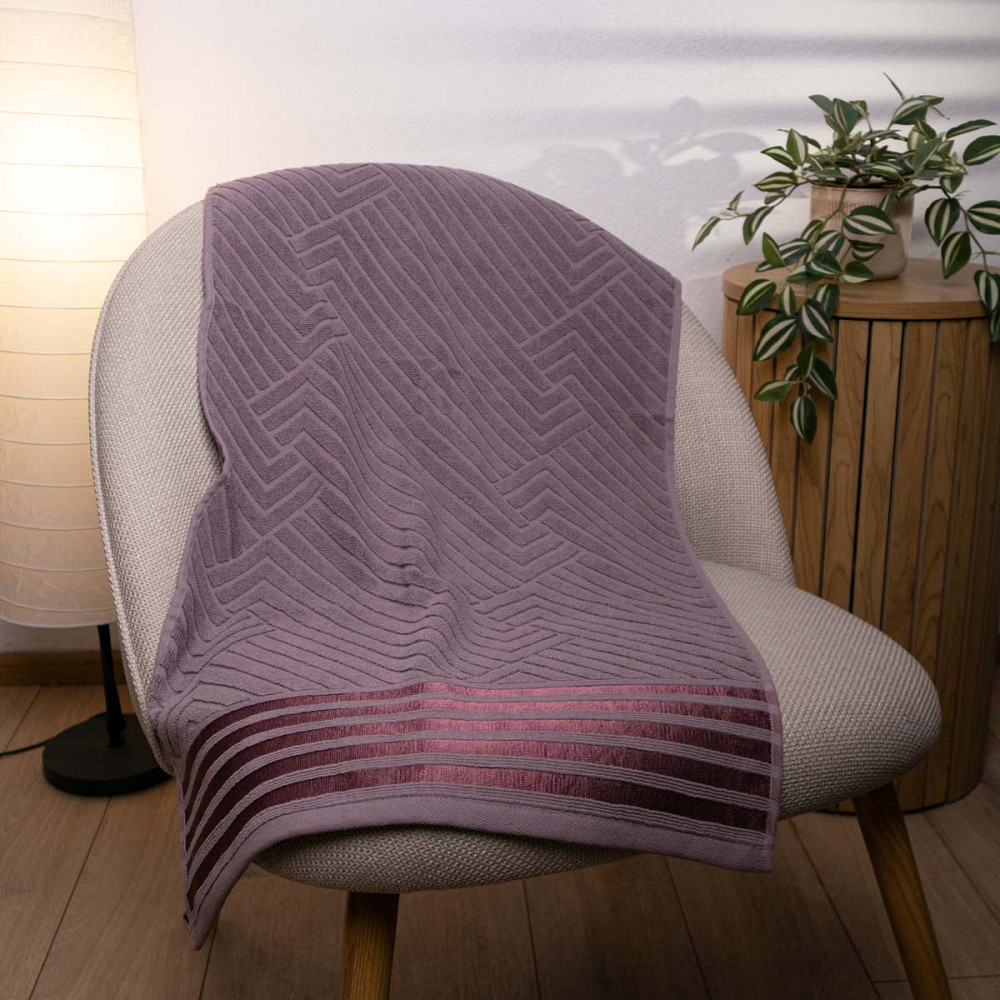 Полотенце махровое среднее SOFT GM Textile 50х90см 500г/м2 (Виноградный) Сумы - изображение 3