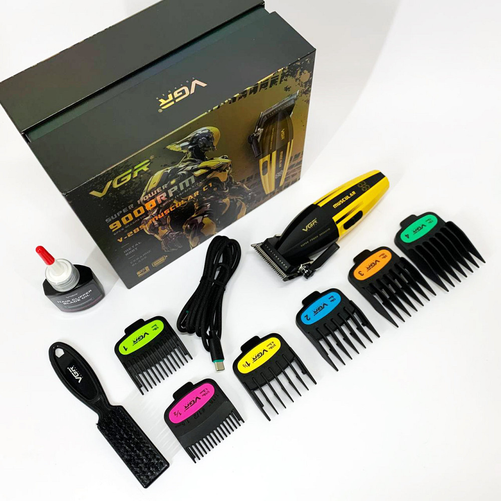 Профессиональная аккумуляторная машинка Аккумулятор, Машинка для стрижки аккумуляторная с насадками SB-83 Львов - изображение 3