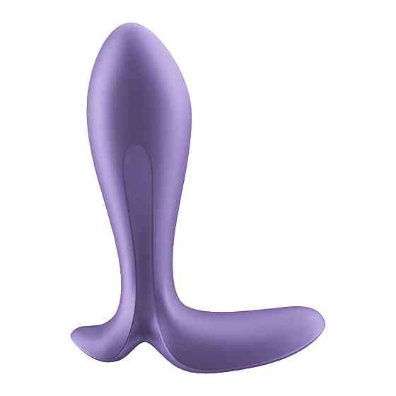 Анальна смарт-пробка з вібрацією Satisfyer Intensity Plug Purple Sex Aura Київ