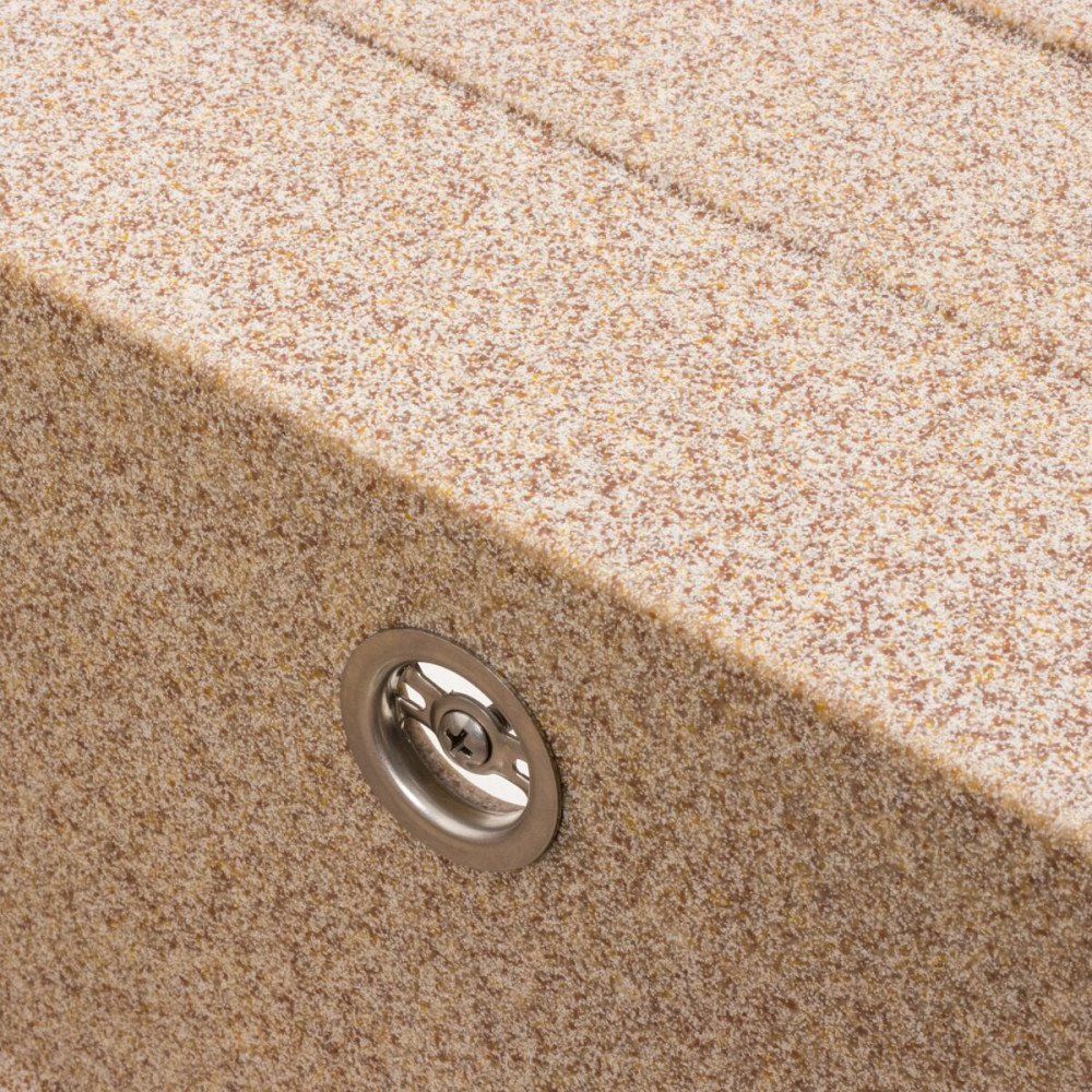 VALESO Гранітна мийка для кухні VALESO CASCADA 7050 матова Карамель Киев - изображение 3