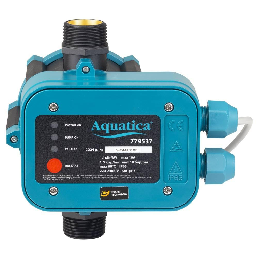Контролер тиску електронний 1.1кВт Ø1" AQUATICA (779537) Рівне - фото 8