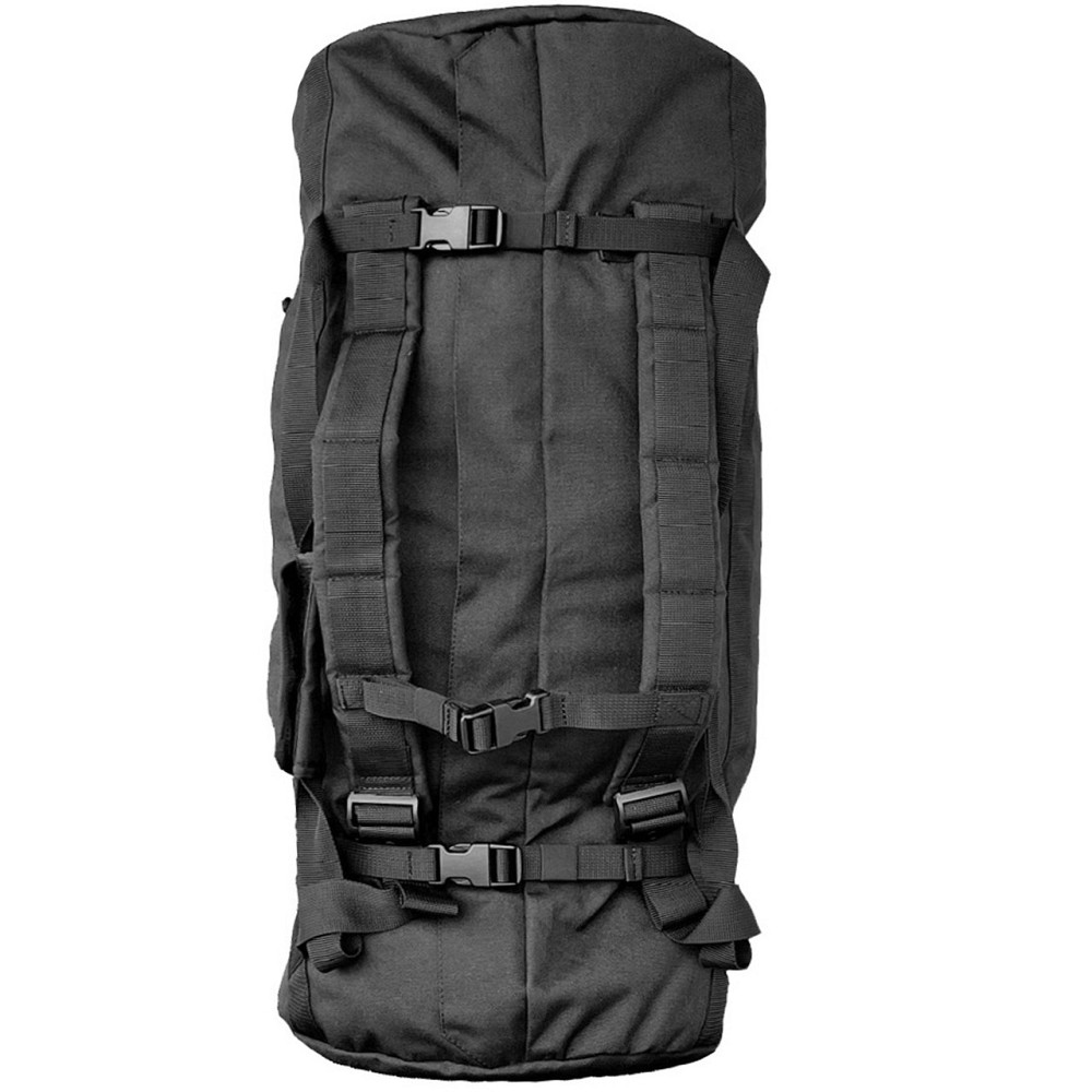 Тактична сумка - баул 90 л Оксфорд 600 Д ПВХ Чорна Запоріжжя - фото 4