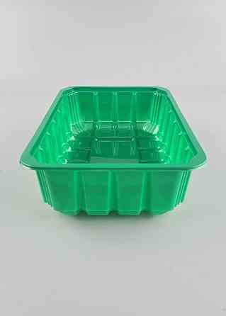 Харчові паковання поліпропіленова на М-4 (260х177х70) зелений полімерний (50 шт.) Харків