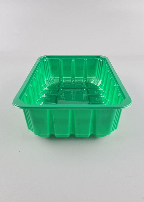 Харчові паковання поліпропіленова на М-4 (260х177х70) зелений полімерний (50 шт.) Харків - фото 2