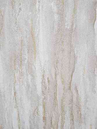 Обои виниловые на флизелине Grandeco Textured vibes 0.53x10 лофт под камень зеленые Киев