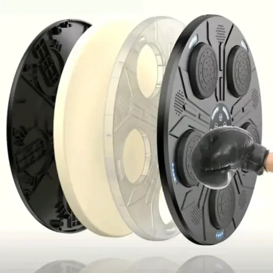 Настенный тренажер электронная мишень музыкальная для бокса с перчатками New Коломыя