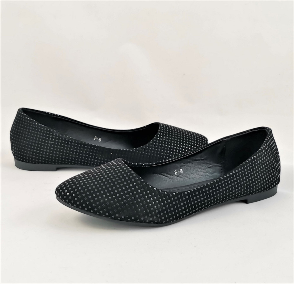 . Жіночі Балетки Чорні Мокасини Туфлі Замшеві (розміри: 38) — F9 Дніпро - фото 2