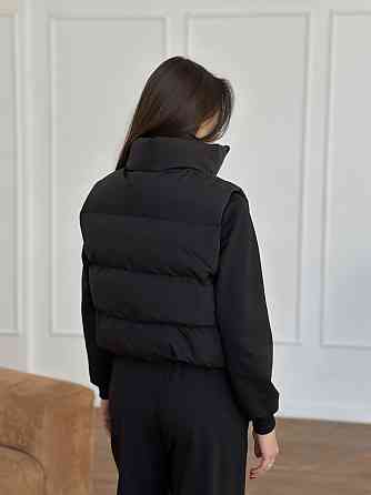 Жилетка чорна жіноча укорочена Чорний 42/44 Харків