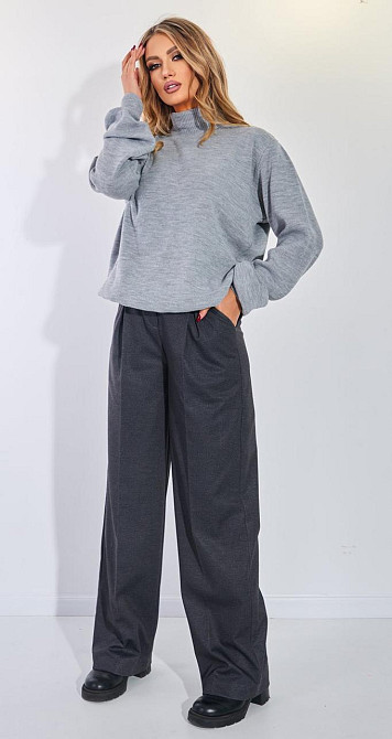 Джемпер свободный с высоким горлом (48-52) Киев - изображение 5