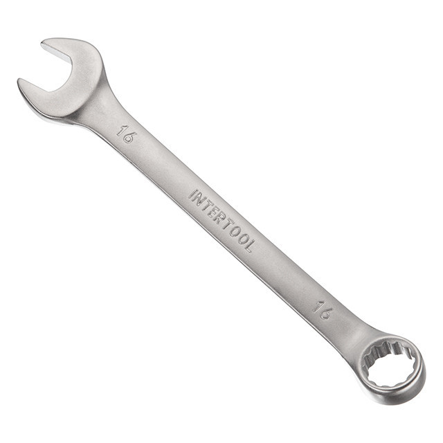 Ключ комбінований 16мм Cr-V INTERTOOL HT-1216 Київ - фото 1