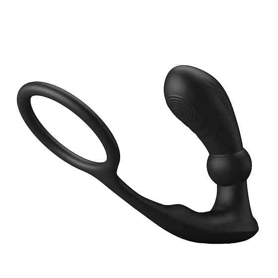 Масажер простати PRETTY LOVE Warren Black, 12 vibration functions 12 pulse wave settings Sex Aura Київ