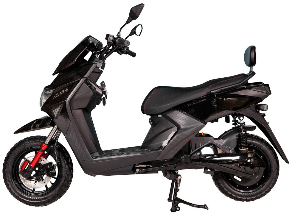 Електроскутер ATLAS Fox 2000W Black Київ - фото 2