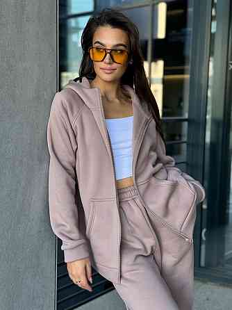 Флисовый женский спортивный костюм Какао 46/48 Харьков