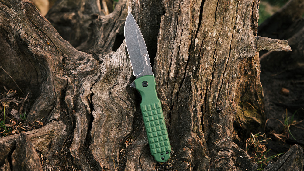 Ніж складаний Ganzo G627-GR зелений Киев - изображение 7