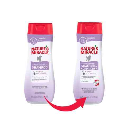 Шампунь-кондиціонер 8in1 Nature’s Miracle для собак з ароматом лаванди 473 мл Київ