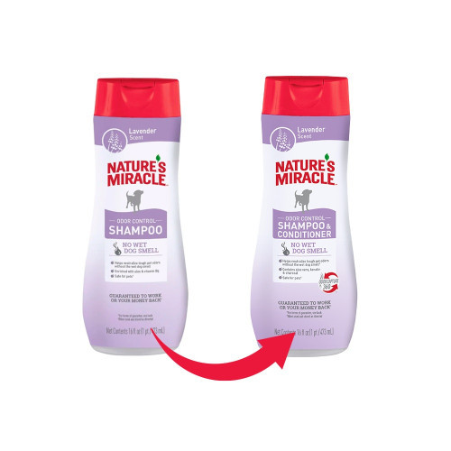 Шампунь-кондиціонер 8in1 Nature’s Miracle для собак з ароматом лаванди 473 мл Київ - фото 3