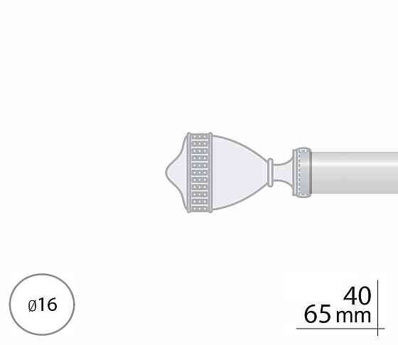 Закінчення для карнизу Orvit ЕТЕРНІЯ 16 мм АНТИК Львів