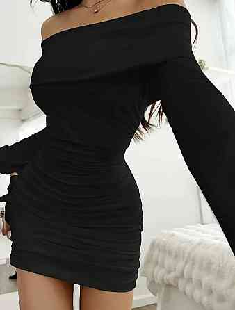 Женская стильная верхняя мини-платье из микродайвинга Одесса