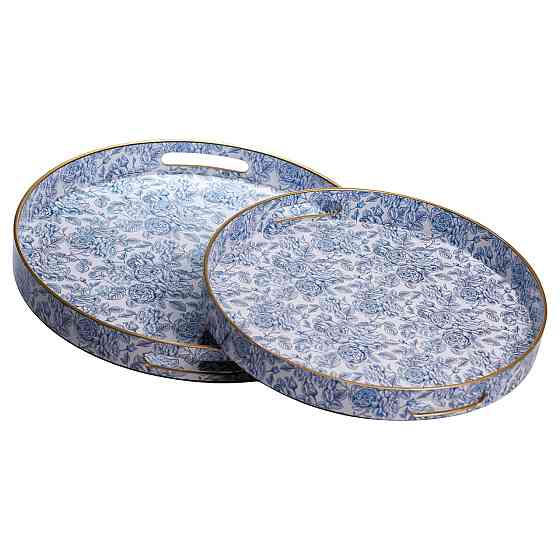 Набір круглих підносів для їжі 2 шт Ø32.5 / 37 см Київ