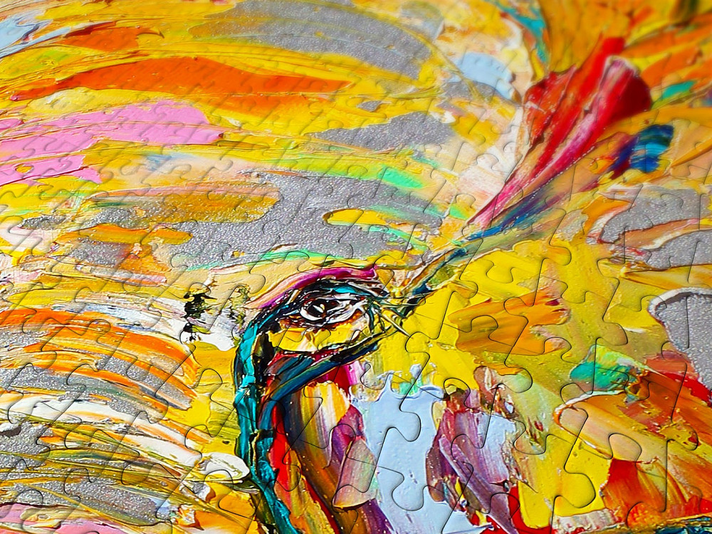 Пазл Різнокольоровий слон - Colorful Elefant (Enjoy-1413) Київ - фото 2