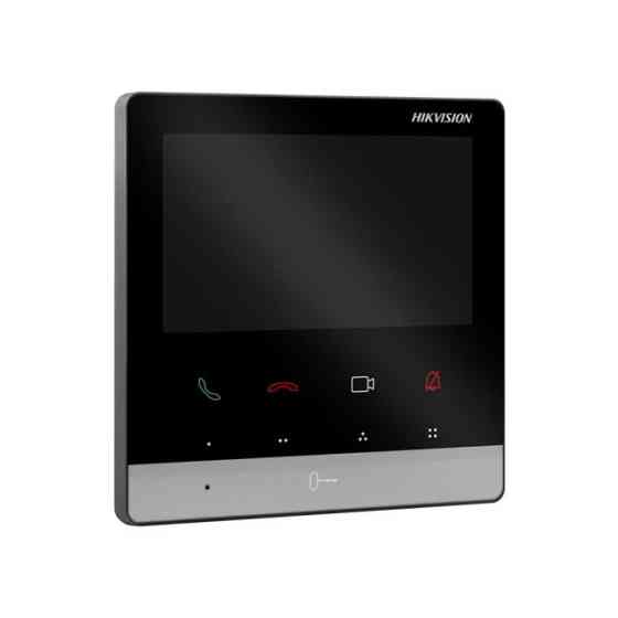 IP-відеодомофон Hikvision DS-KH6100-E1 чорний із сріблястим Харків