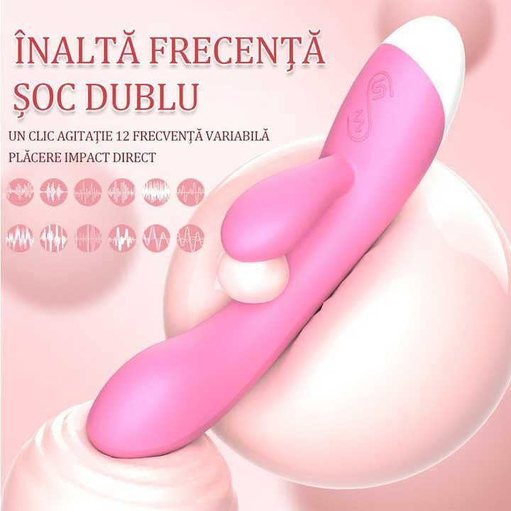 Вибратор кролик Mr. Rabbit 12 режимов розовый Винница - изображение 2